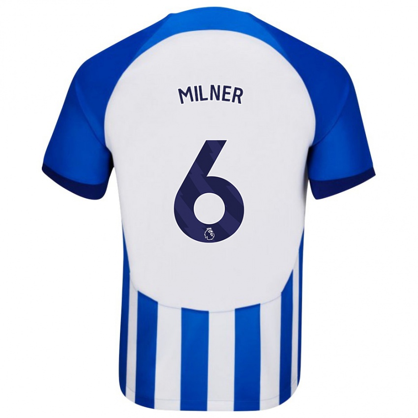 Bambino Maglia James Milner #6 Blu Kit Gara Home 2023/24 Maglietta