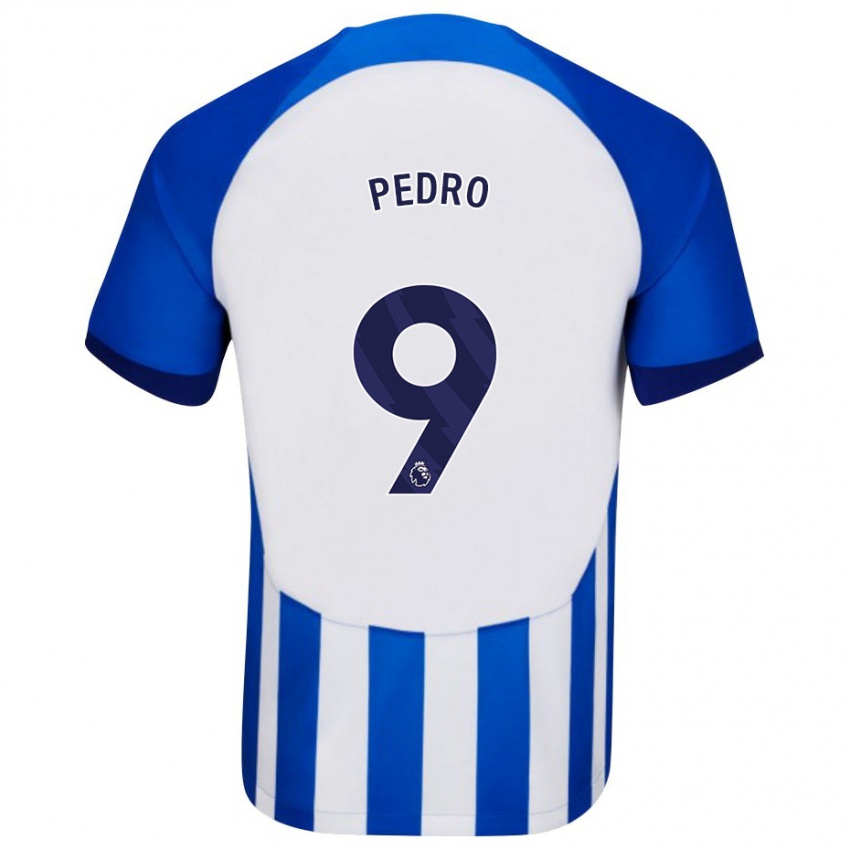 Bambino Maglia João Pedro #9 Blu Kit Gara Home 2023/24 Maglietta