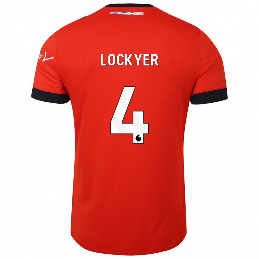 Bambino Maglia Tom Lockyer #4 Rosso Kit Gara Home 2023/24 Maglietta