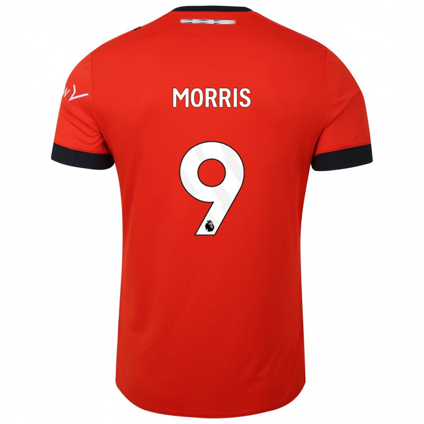 Bambino Maglia Carlton Morris #9 Rosso Kit Gara Home 2023/24 Maglietta