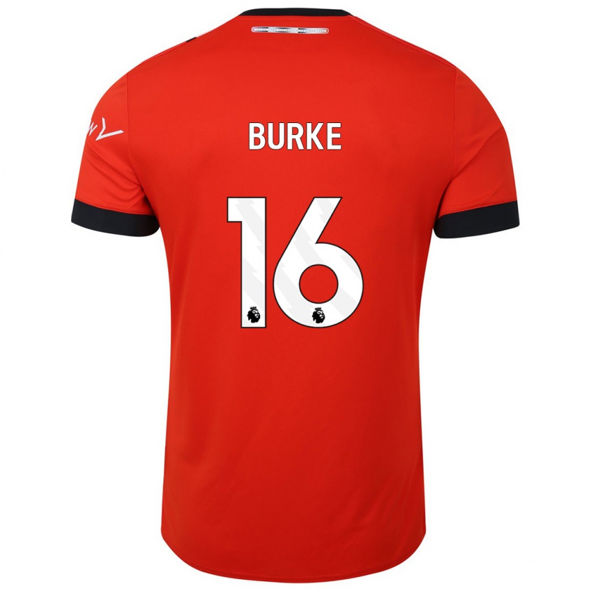 Bambino Maglia Reece Burke #16 Rosso Kit Gara Home 2023/24 Maglietta