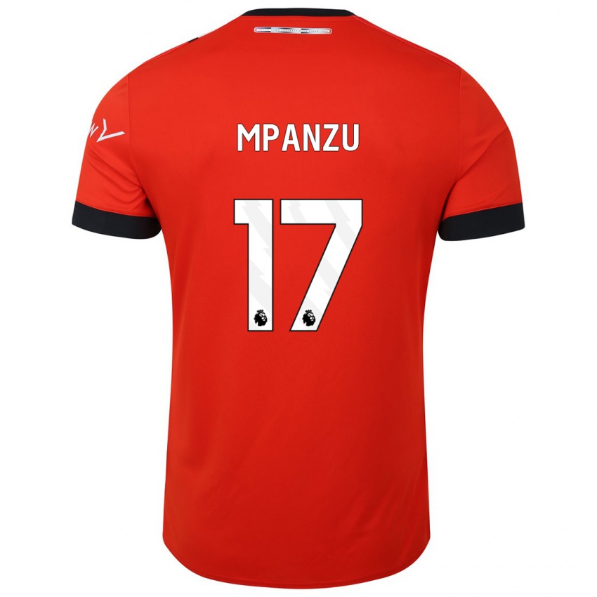 Bambino Maglia Pelly Ruddock Mpanzu #17 Rosso Kit Gara Home 2023/24 Maglietta