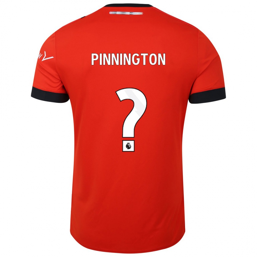 Bambino Maglia Jacob Pinnington #0 Rosso Kit Gara Home 2023/24 Maglietta