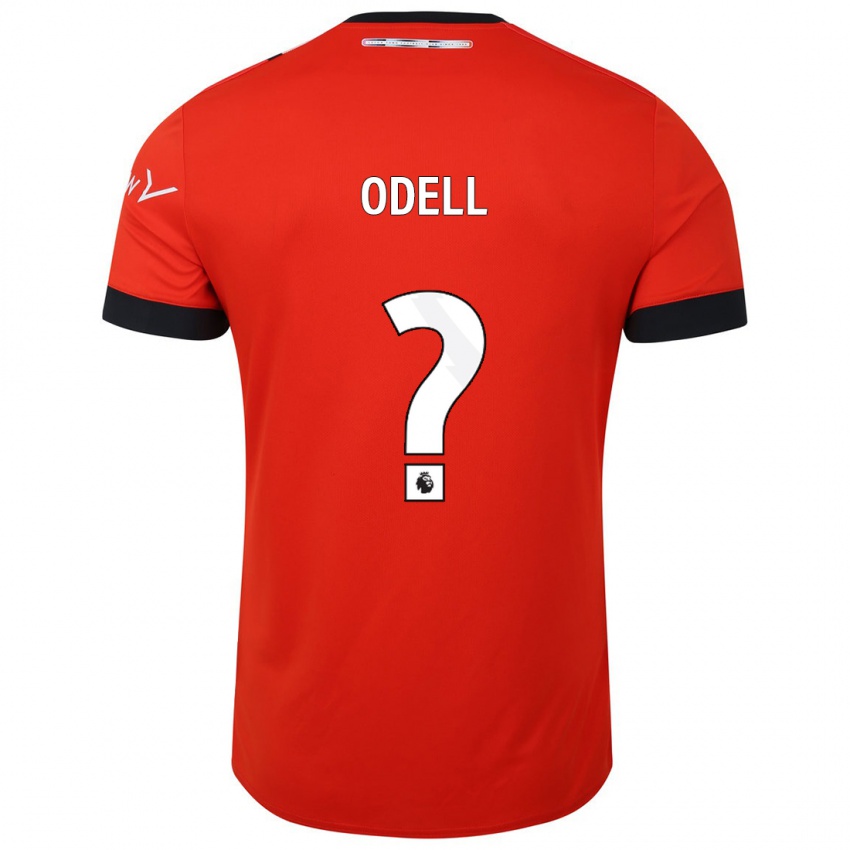 Bambino Maglia Josh Odell #0 Rosso Kit Gara Home 2023/24 Maglietta