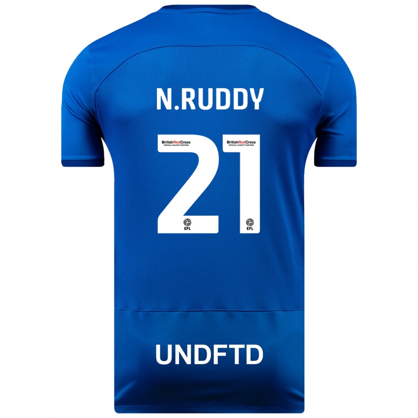 Bambino Maglia John Ruddy #21 Blu Kit Gara Home 2023/24 Maglietta