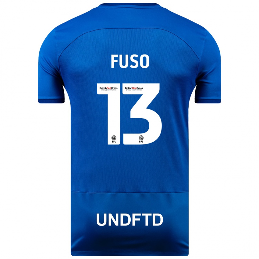 Bambino Maglia Ivana Fuso #13 Blu Kit Gara Home 2023/24 Maglietta