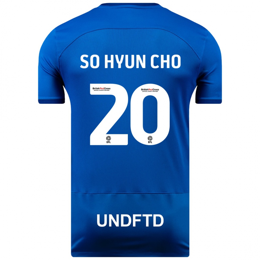 Bambino Maglia Cho So-Hyun #20 Blu Kit Gara Home 2023/24 Maglietta