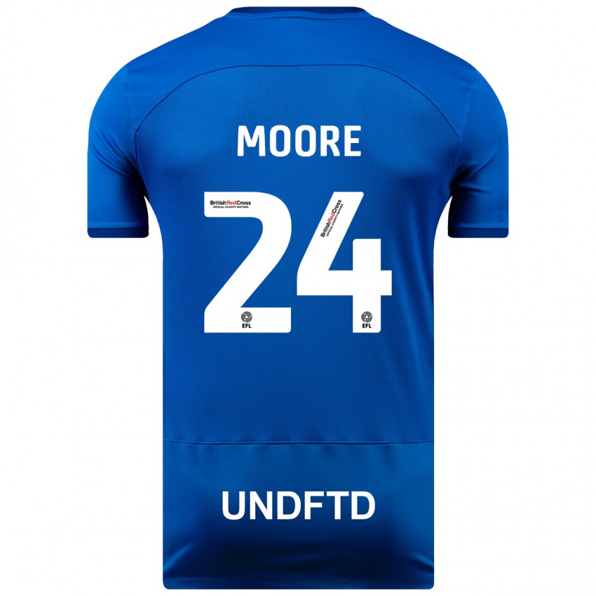 Bambino Maglia Jade Ellis Moore #24 Blu Kit Gara Home 2023/24 Maglietta