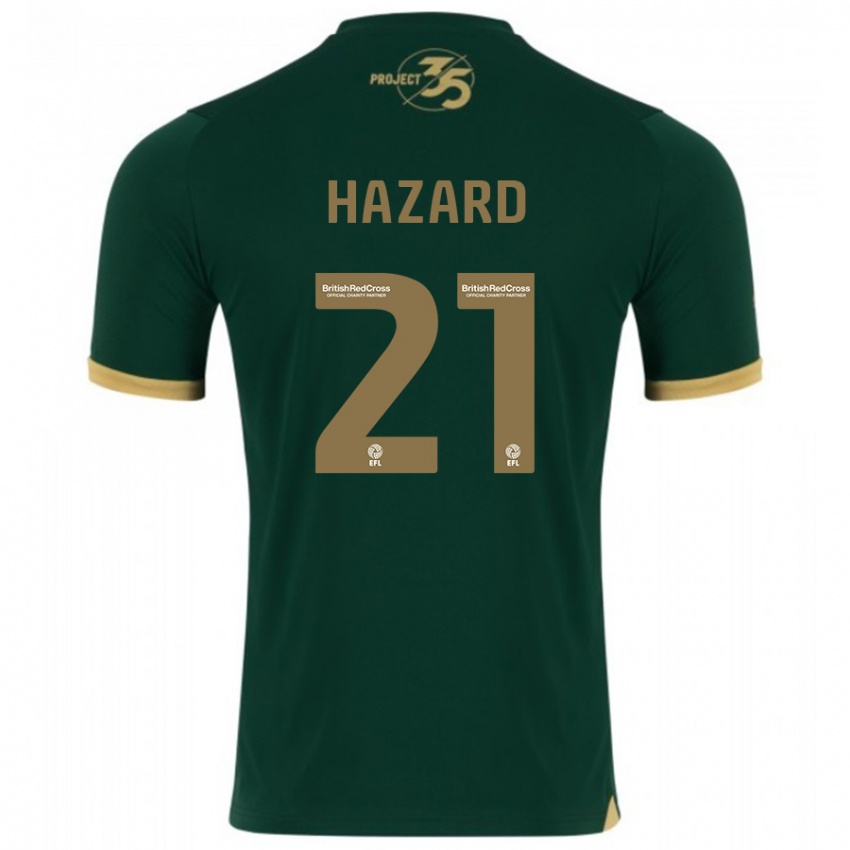 Bambino Maglia Conor Hazard #21 Verde Kit Gara Home 2023/24 Maglietta