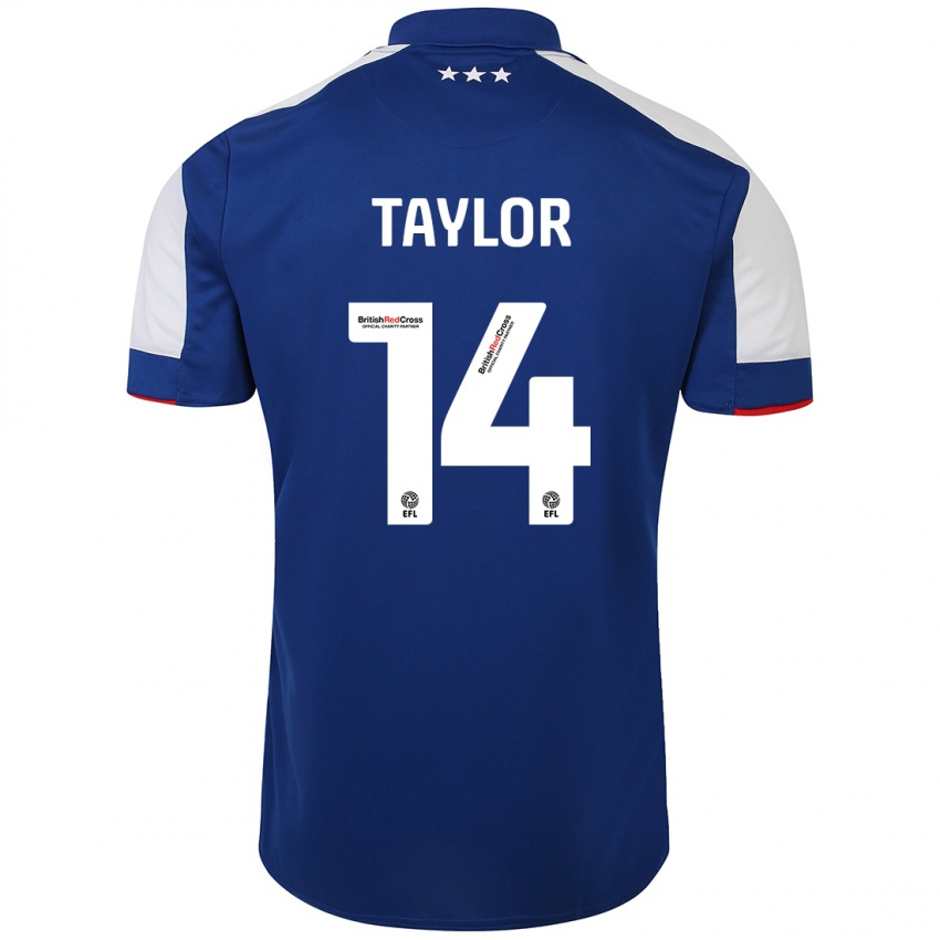 Bambino Maglia Jack Taylor #14 Blu Kit Gara Home 2023/24 Maglietta