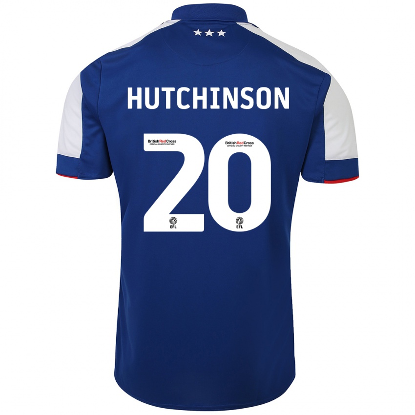 Bambino Maglia Omari Hutchinson #20 Blu Kit Gara Home 2023/24 Maglietta