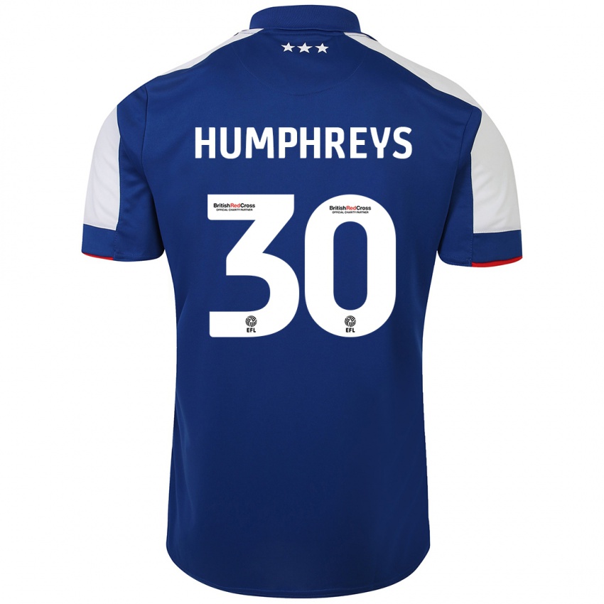 Bambino Maglia Cameron Humphreys #30 Blu Kit Gara Home 2023/24 Maglietta