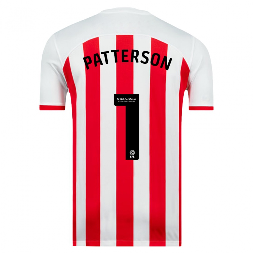 Bambino Maglia Anthony Patterson #1 Bianco Kit Gara Home 2023/24 Maglietta