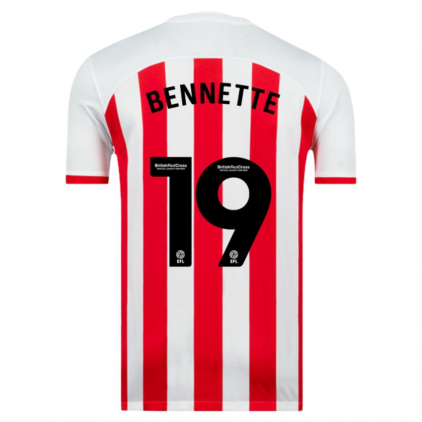 Bambino Maglia Jewison Bennette #19 Bianco Kit Gara Home 2023/24 Maglietta