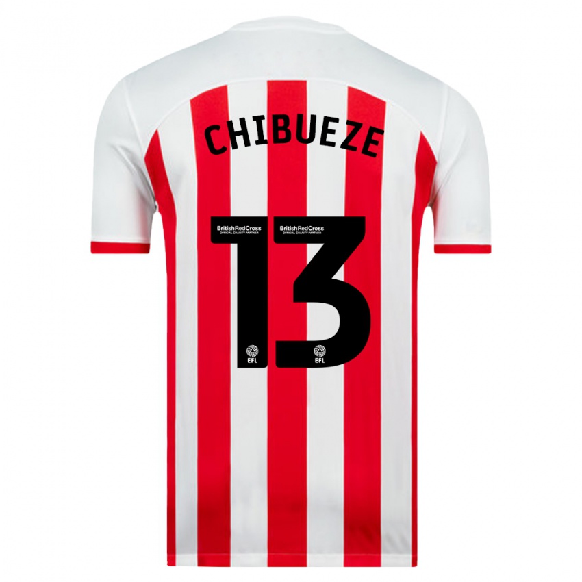 Bambino Maglia Kelechi Chibueze #13 Bianco Kit Gara Home 2023/24 Maglietta