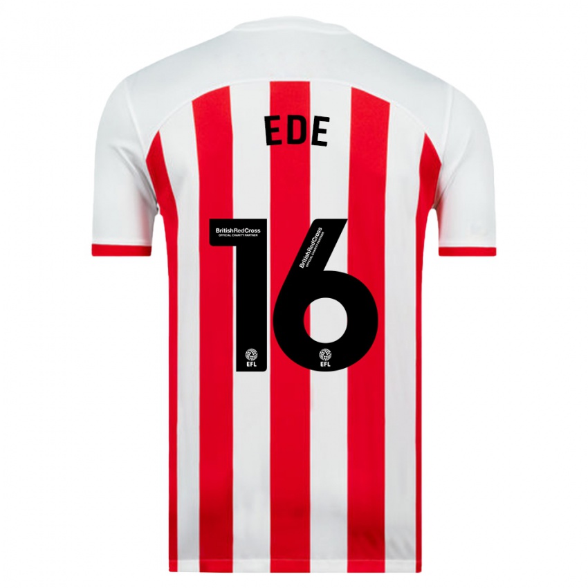 Bambino Maglia Grace Ede #16 Bianco Kit Gara Home 2023/24 Maglietta