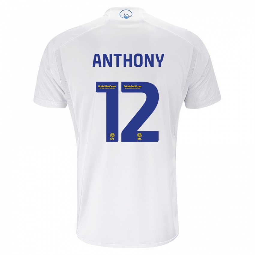 Bambino Maglia Jaidon Anthony #12 Bianco Kit Gara Home 2023/24 Maglietta