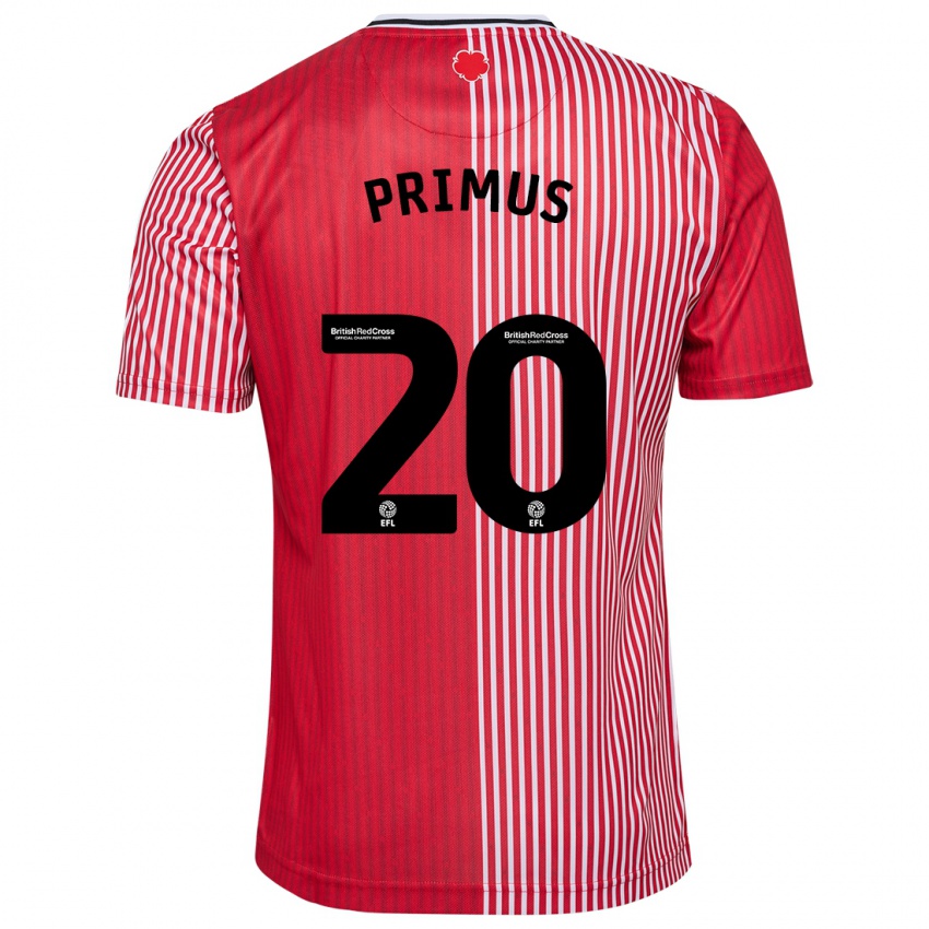 Bambino Maglia Atlanta Primus #20 Rosso Kit Gara Home 2023/24 Maglietta