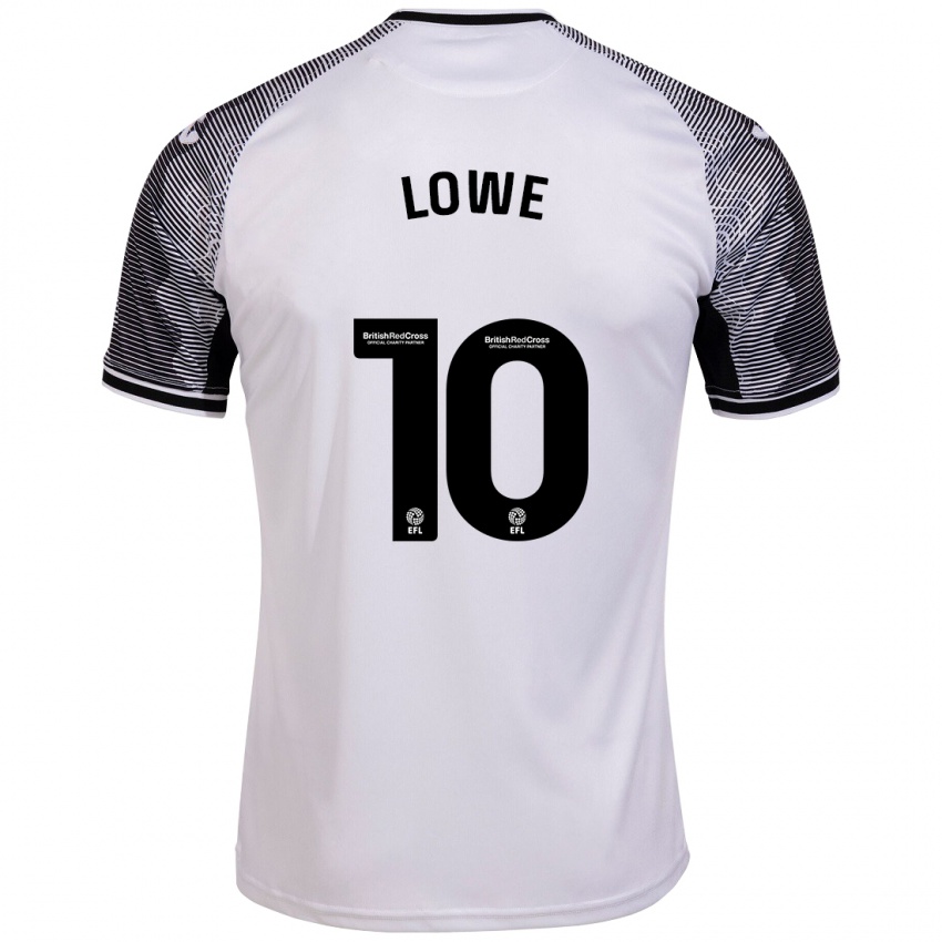 Bambino Maglia Jamal Lowe #10 Bianco Kit Gara Home 2023/24 Maglietta