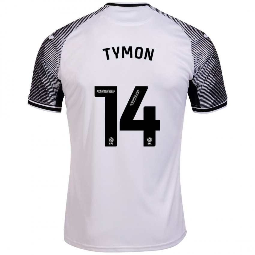 Bambino Maglia Josh Tymon #14 Bianco Kit Gara Home 2023/24 Maglietta