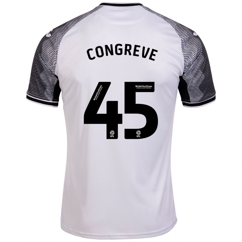 Bambino Maglia Cameron Congreve #45 Bianco Kit Gara Home 2023/24 Maglietta