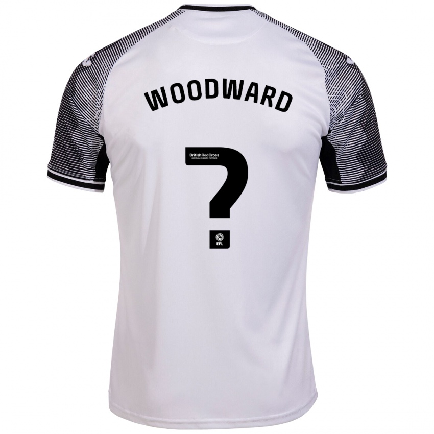 Bambino Maglia Thomas Woodward #0 Bianco Kit Gara Home 2023/24 Maglietta