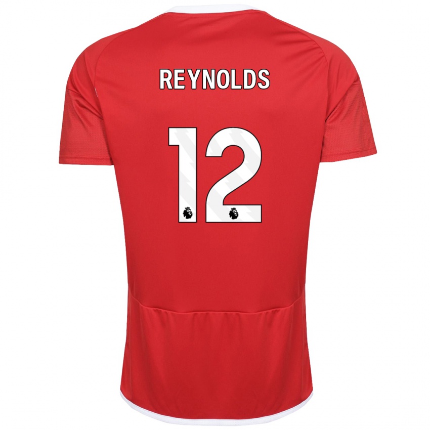 Bambino Maglia Niamh Reynolds #12 Rosso Kit Gara Home 2023/24 Maglietta