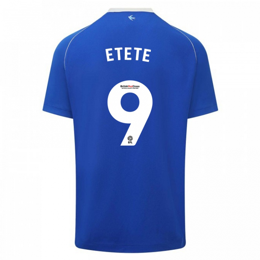 Bambino Maglia Kion Etete #9 Blu Kit Gara Home 2023/24 Maglietta