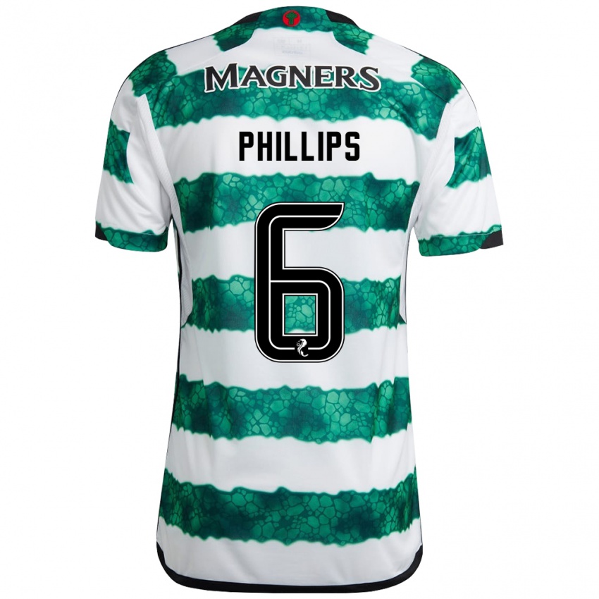 Bambino Maglia Nathaniel Phillips #6 Verde Kit Gara Home 2023/24 Maglietta