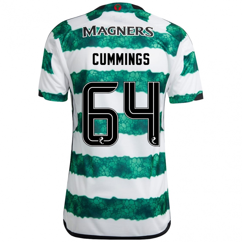 Bambino Maglia Daniel Cummings #64 Verde Kit Gara Home 2023/24 Maglietta