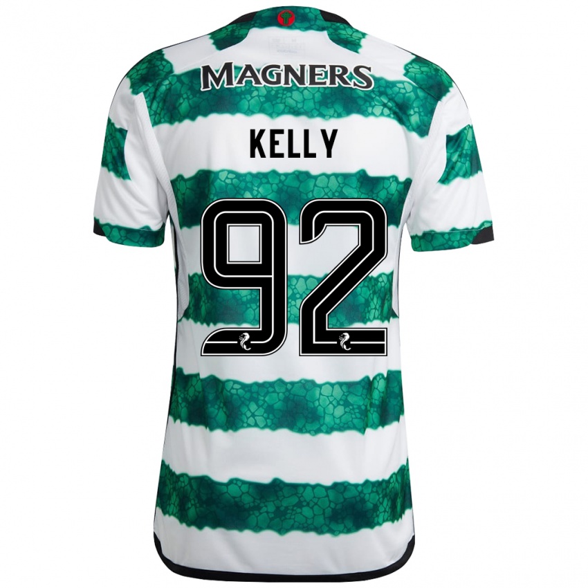 Bambino Maglia Daniel Kelly #92 Verde Kit Gara Home 2023/24 Maglietta