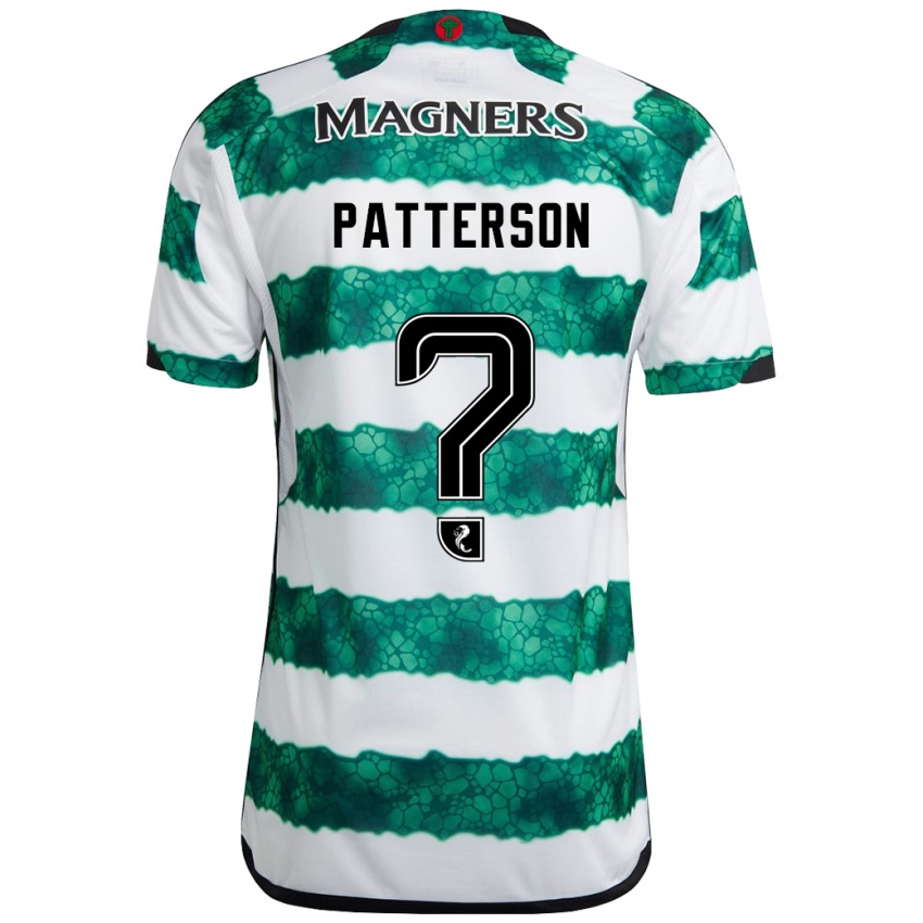 Bambino Maglia Cameron Patterson #0 Verde Kit Gara Home 2023/24 Maglietta