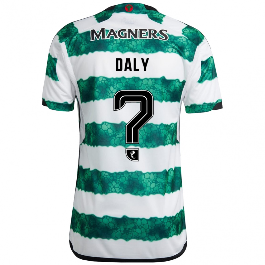 Bambino Maglia Kayden Daly #0 Verde Kit Gara Home 2023/24 Maglietta