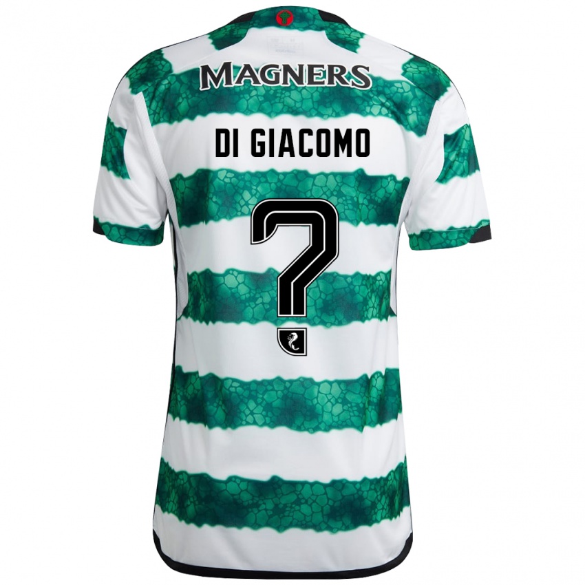 Bambino Maglia Rocco Di Giacomo #0 Verde Kit Gara Home 2023/24 Maglietta