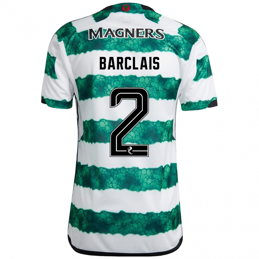 Bambino Maglia Celya Barclais #2 Verde Kit Gara Home 2023/24 Maglietta