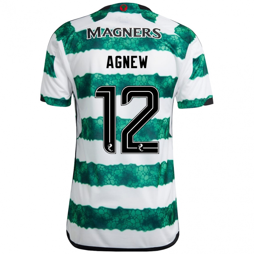 Bambino Maglia Murphy Agnew #12 Verde Kit Gara Home 2023/24 Maglietta