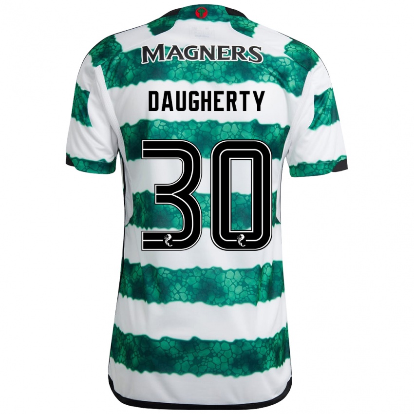 Bambino Maglia Kelsey Daugherty #30 Verde Kit Gara Home 2023/24 Maglietta