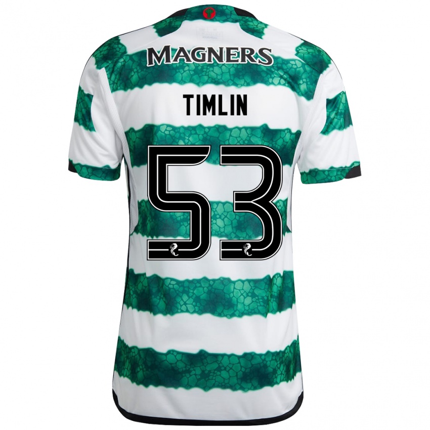 Bambino Maglia Sophie Timlin #53 Verde Kit Gara Home 2023/24 Maglietta