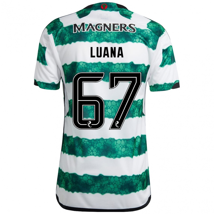 Bambino Maglia Luana Muñoz #67 Verde Kit Gara Home 2023/24 Maglietta