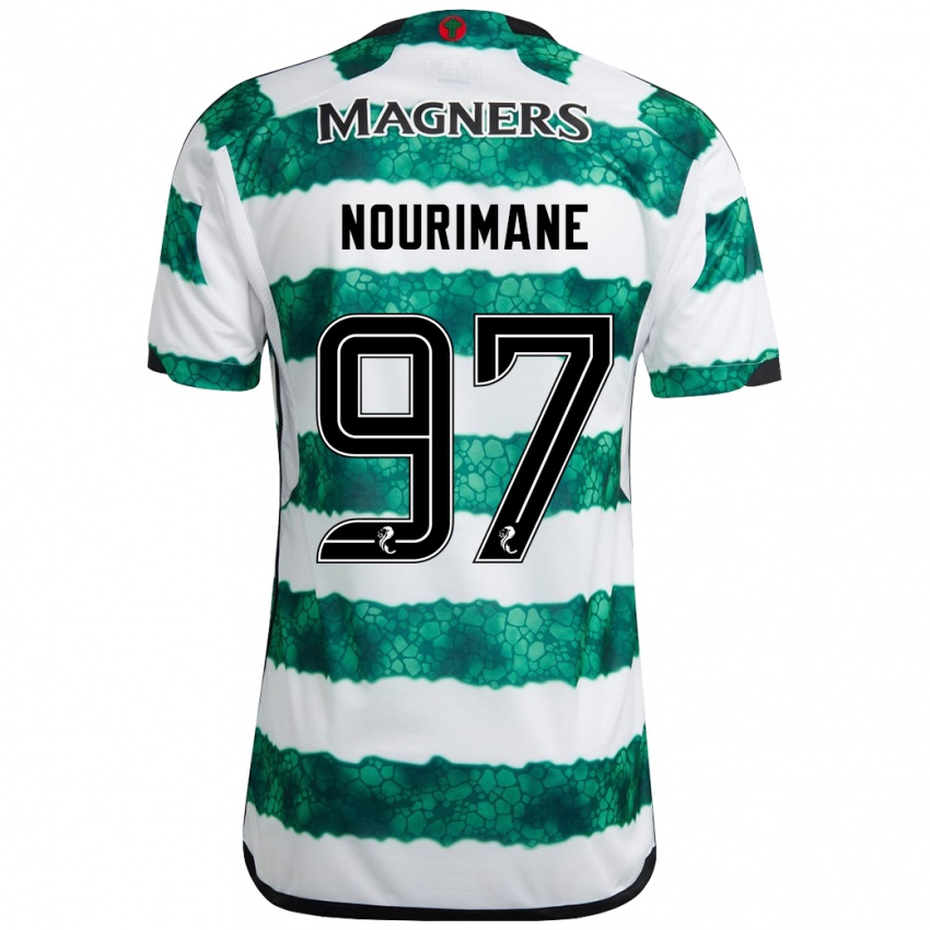 Bambino Maglia Addi Nourimane #97 Verde Kit Gara Home 2023/24 Maglietta