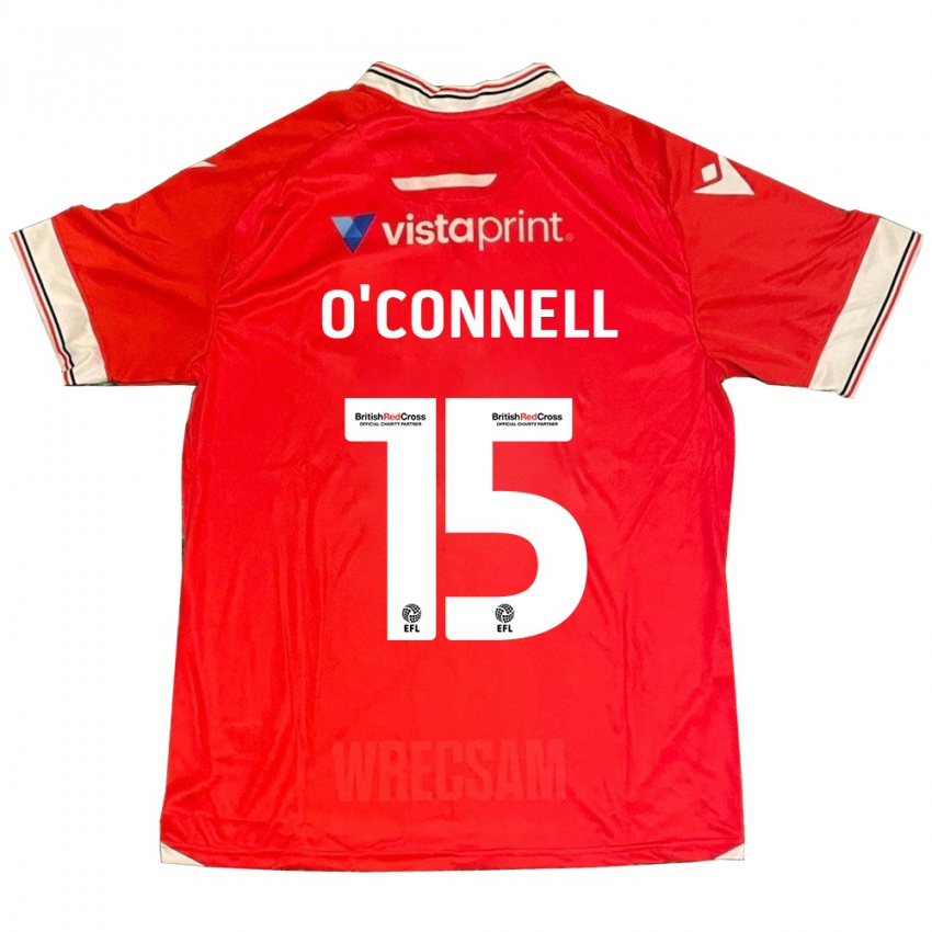 Bambino Maglia Eoghan O'connell #15 Rosso Kit Gara Home 2023/24 Maglietta