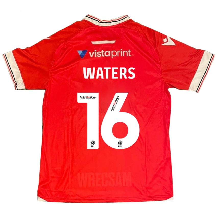 Bambino Maglia Billy Waters #16 Rosso Kit Gara Home 2023/24 Maglietta