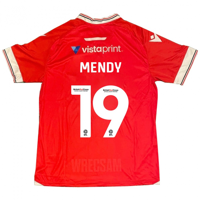 Bambino Maglia Jacob Mendy #19 Rosso Kit Gara Home 2023/24 Maglietta