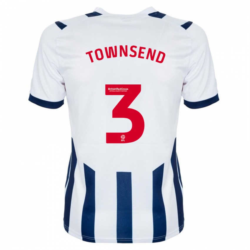 Bambino Maglia Conor Townsend #3 Bianco Kit Gara Home 2023/24 Maglietta