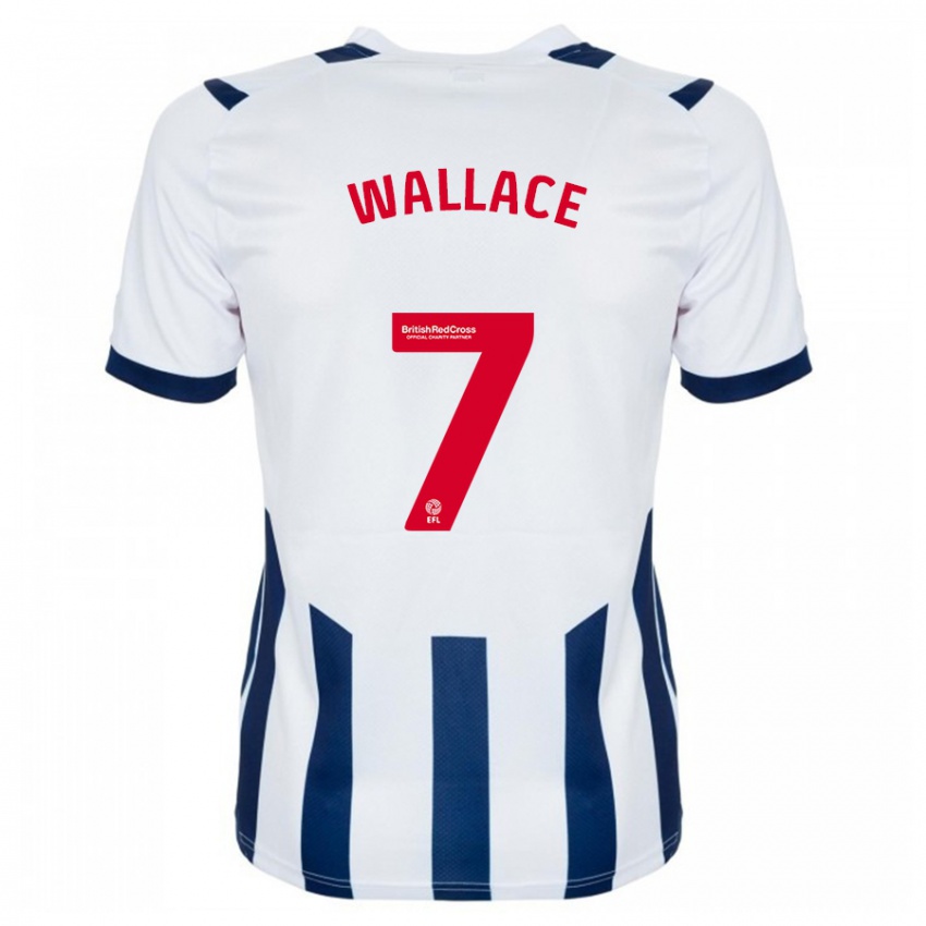 Bambino Maglia Jed Wallace #7 Bianco Kit Gara Home 2023/24 Maglietta