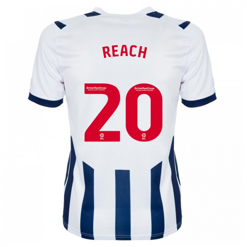 Bambino Maglia Adam Reach #20 Bianco Kit Gara Home 2023/24 Maglietta