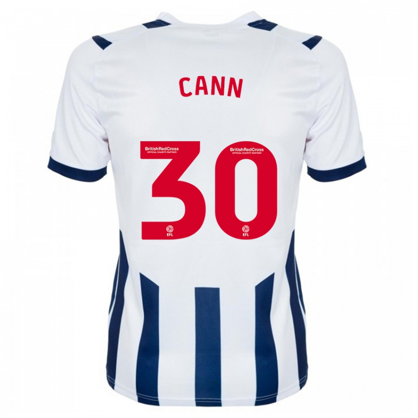 Bambino Maglia Ted Cann #30 Bianco Kit Gara Home 2023/24 Maglietta