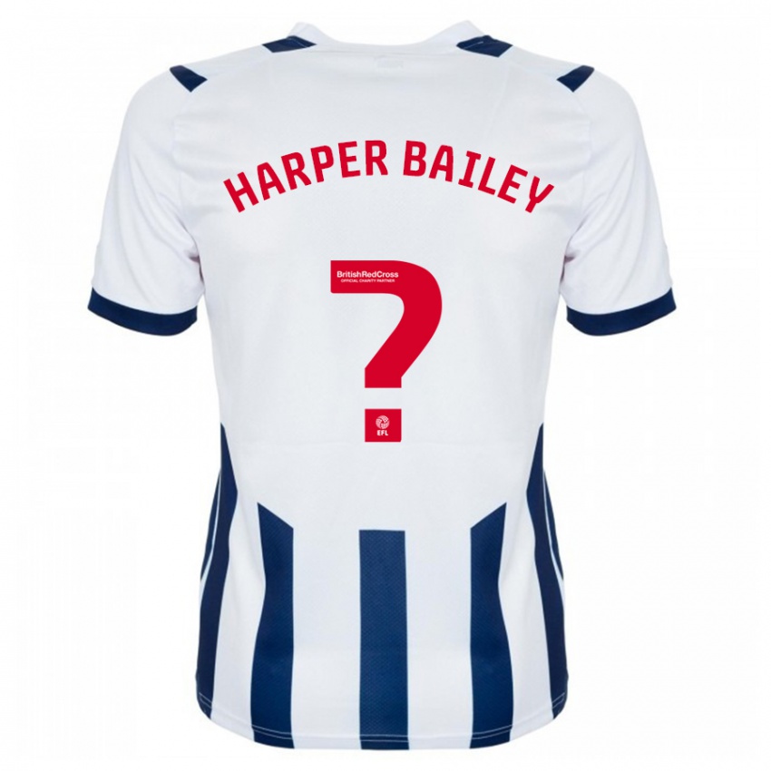 Bambino Maglia Aaron Harper-Bailey #0 Bianco Kit Gara Home 2023/24 Maglietta