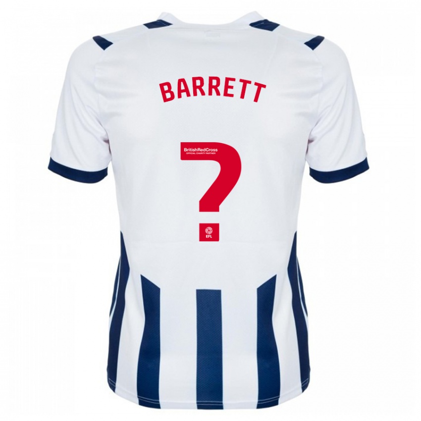 Bambino Maglia Josh Barrett #0 Bianco Kit Gara Home 2023/24 Maglietta