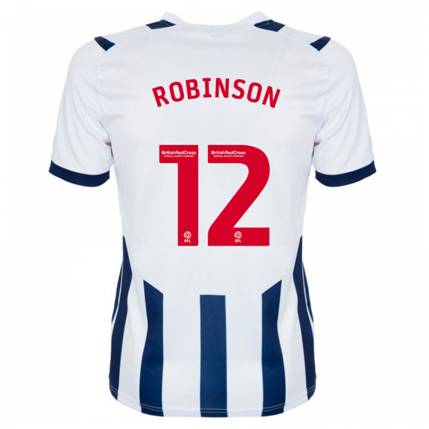 Bambino Maglia Leanne Robinson #12 Bianco Kit Gara Home 2023/24 Maglietta